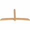 Ekena Millwork Bellingham Timber Gable Bracket, Western Red Cedar, 96"W x 52"H x 3 1/2"D x 5 1/2"F, 13/12 Pitch GBW096X52X0406BEL00SWR - alternate 3